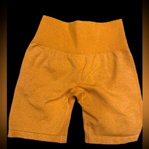 Women's NVGTN Orange High-Waisted Shortsh